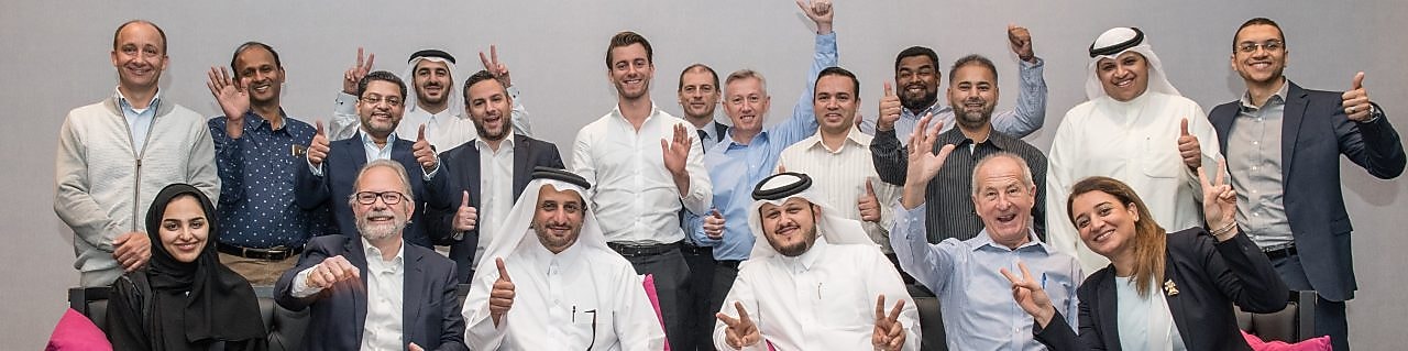 Students talking a a group